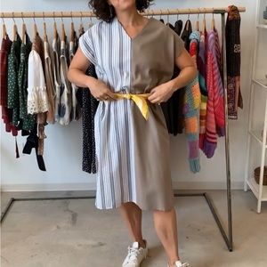 Handmade linen sack dress from a local shop, never worn